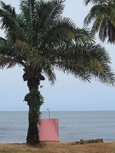 Douche avec vue sur mer